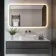 Nina Black Framed Backlit Illuminated LED Mirror 700x1200mm