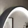 Libby Matt Black Round Illuminated LED Mirror 780mm