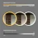 Libby Matt Black Round Illuminated LED Mirror 780mm