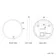 Libby Matt Black Round Illuminated LED Mirror 780mm