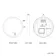 Libby Brushed Brass Round Illuminated LED Mirror 580mm