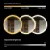 Libby Brushed Brass Round Illuminated LED Mirror 780mm