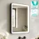 Libby Matt Black Illuminated LED Mirror 800x600mm