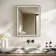 Libby Matt Black Illuminated LED Mirror 800x600mm