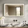 Libby Matt Black Illuminated LED Mirror 1026x655mm