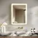 Libby Brushed Brass Illuminated LED Mirror 800x600mm