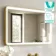 Libby Brushed Brass Illuminated LED Mirror 1026x655mm