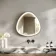 Libby Matt Black Illuminated LED Mirror 608x615mm