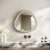 Libby Matt Black Illuminated LED Mirror 608x615mm