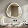 Libby Matt Black Illuminated LED Mirror 806x813mm
