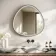 Libby Matt Black Illuminated LED Mirror 806x813mm