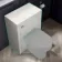 Capri Cotton White Back To Wall Toilet Unit 600mm