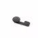 Trepanel Customise® Wooden Hanger Black Vertical Metal Hook
