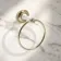 Avoca Traditional English Gold Towel Ring