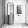 Palermo Electric Anthracite Designer Heated Towel Rail 800x450mm
