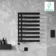 Palermo Electric Matt Black Designer Heated Towel Rail 800x600mm