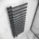 Palermo Electric Anthracite Designer Heated Towel Rail 1600x600mm