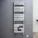 Santorini Electric Chrome Flat Panel Heated Towel Rail 1400x450mm