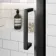 London Matt Black 6mm Sliding Shower Enclosure 1200x900mm