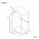 Vienna Easy Clean 8mm Hinged Shower Enclosure 900x900mm