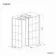 Munich Matt Black Grid 8mm Walk In Shower Enclosure 800mm & 800mm Glass with Pivotal Return Panel