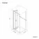London Matt Black 6mm Bifold Shower Enclosure 1000x760mm