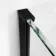 Vienna Matt Black Easy Clean 8mm Hinged Shower Enclosure 800x800mm
