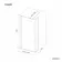 Munich Matt Black Framed 8mm Wet Room Shower Glass 1200mm & 250mm Return Panel