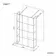 Munich Matt Black Grid 8mm Walk Through Wet Room Shower Glass Panel 1100mm & 250mm Return Panel