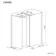 Munich Brushed Brass Framed 8mm Walk In Shower Enclosure 800mm & 900mm Glass with Return Panel