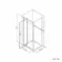 London Brushed Brass 6mm Pivot Shower Enclosure 1000x700mm