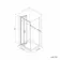 London Brushed Brass 6mm Bifold Shower Enclosure 760x760mm