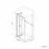 London Brushed Brass 6mm Bifold Shower Enclosure 1000x800mm