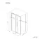 Lisbon Matt Black 8mm Sliding Shower Enclosure 1000x700mm