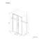 Lisbon Matt Black 8mm Sliding Shower Enclosure 1700x800mm