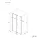 Lisbon Brushed Brass 8mm Sliding Shower Enclosure 1800x800mm