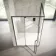 Cologne Matt Black Easy Clean 8mm Hinged Shower Enclosure 1200x800mm