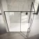 Cologne Matt Black Easy Clean 8mm Hinged Shower Enclosure 1500x900mm