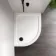 London Offset Quadrant Stone Shower Tray 1000x800mm - Left Handed & Riser Kit