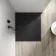Tokyo Rectangular Matt Black Slate Texture Stone Shower Tray 1000x800mm