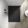 Tokyo Rectangular Matt Black Slate Texture Stone Shower Tray 1200x800mm