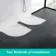 Berlin Quadrant Matt White Slate Effect SMC Composite Shower Tray 900x900mm