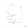 Berlin Quadrant Matt White Slate Effect SMC Composite Shower Tray 900x900mm
