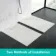 Berlin Rectangular Matt White Slate Effect SMC Composite Shower Tray 1200x900mm