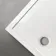 Doha Rectangular Gloss White Anti-Slip Stone Shower Tray 1600x800mm & Riser Kit