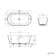 Newham 1370mm Freestanding Bath