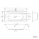 York 1700x750 Round Double Ended Bath