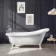 Highbury 1700mm Roll Top Slipper Bath - White Claw Feet