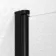 Stafford 1600x700 Shower Bath & 4mm Matt Black Screen with Rail