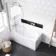 Stafford 1400x700 Round Shower Bath & 6mm Easy Clean Screen